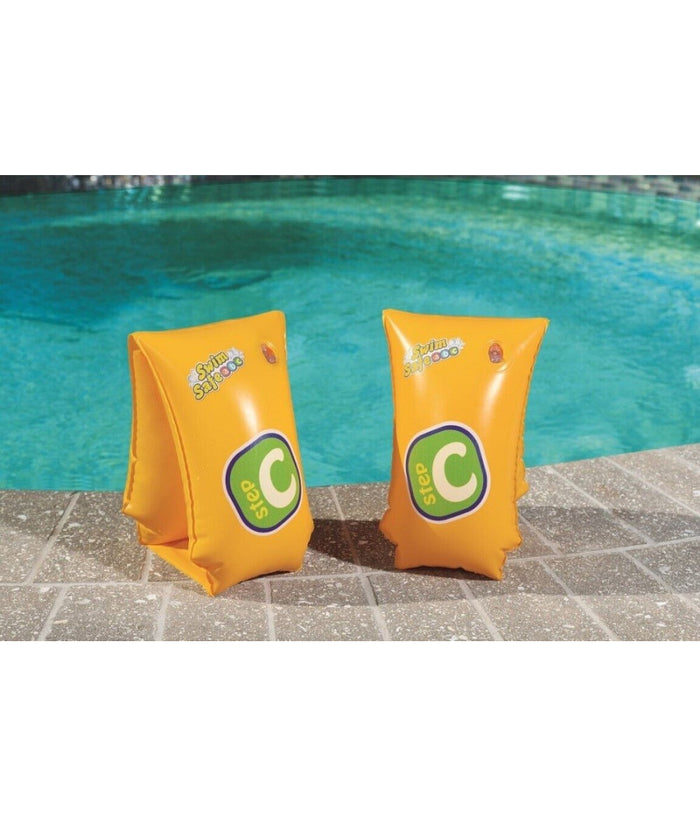 Trade Shop - Braccioli Maxi Swim Safe Abc Step C 30 X 15 Cm Eta' 5-12 Anni Mare Piscina 32110 -