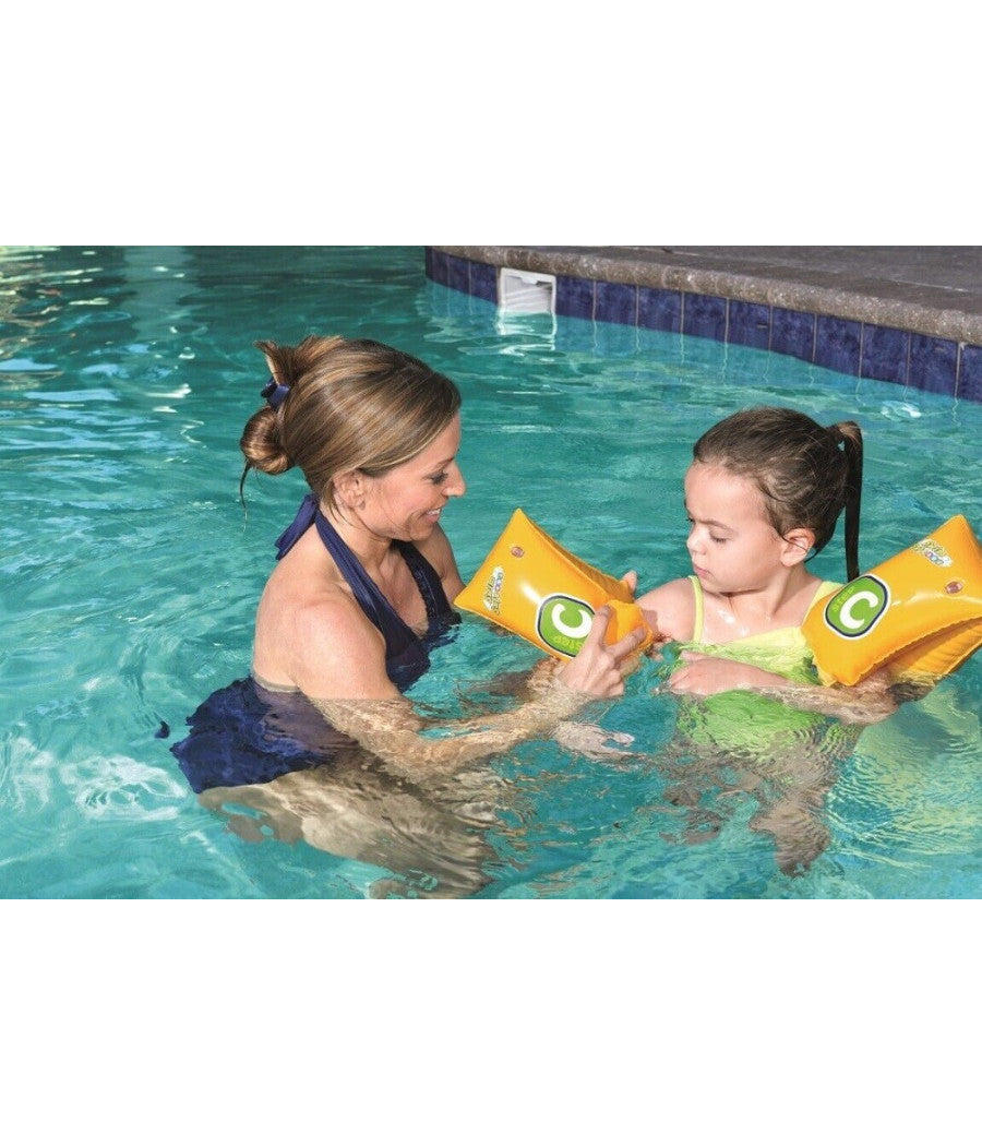 Trade Shop - Braccioli Maxi Swim Safe Abc Step C 30 X 15 Cm Eta' 5-12 Anni Mare Piscina 32110 -