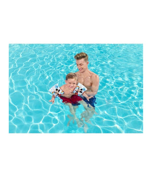 Trade Shop - Braccioli Topolino Mickey E Gli Amici Del Rally 23x15cm Bambini 3-6 Anni 91002 -