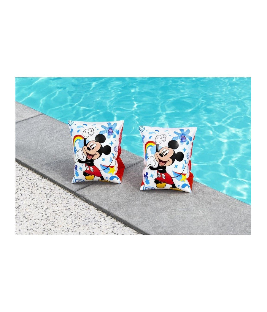 Braccioli Topolino Mickey E Gli Amici Del Rally 23x15cm Bambini 3-6 Anni 91002         