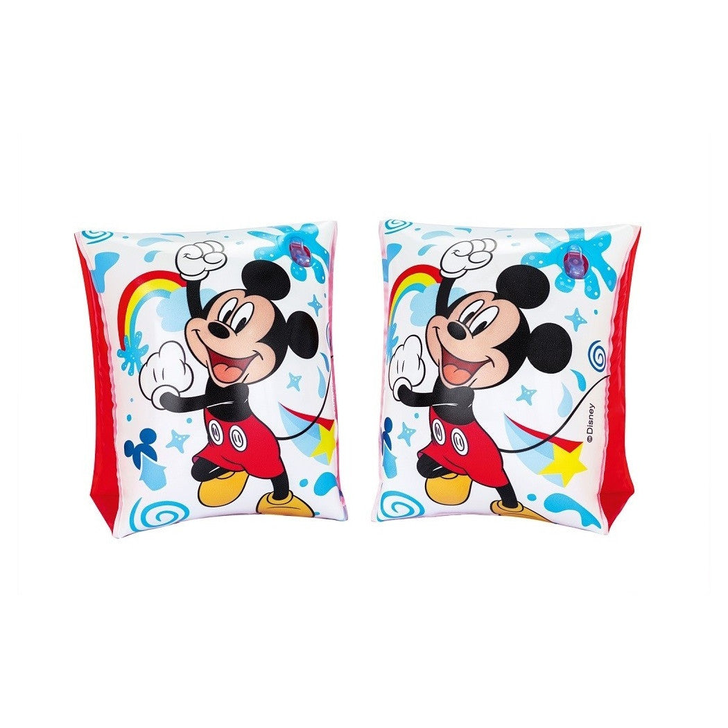 Trade Shop - Braccioli Topolino Mickey E Gli Amici Del Rally 23x15cm Bambini 3-6 Anni 91002 -