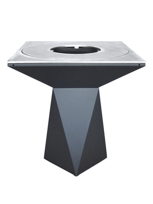 Braciere da giardino, Barbecue con griglia con gambe in acciaio - G1 grafite