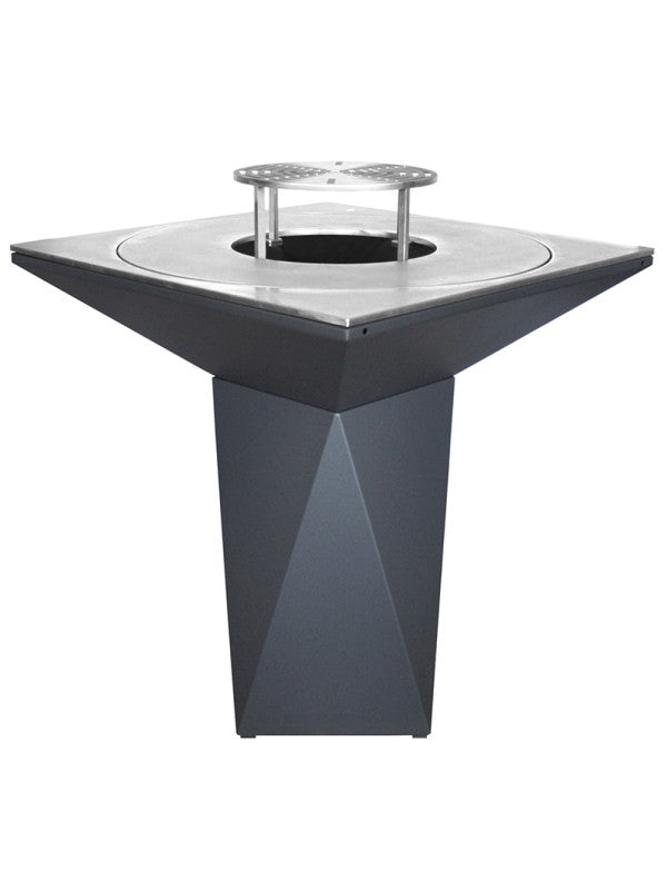 Braciere da giardino, Barbecue con griglia con gambe in acciaio - G1 grafite