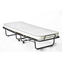 Brandina pieghevole   Rete Con Materasso Singolo 80x190 in Waterfoam  Kit Letto singolo Salvaspazio  Adatta per ospiti casa e campeggio