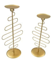 Portacandele Alid Coppia cm 25X16X51 - 20X16X43