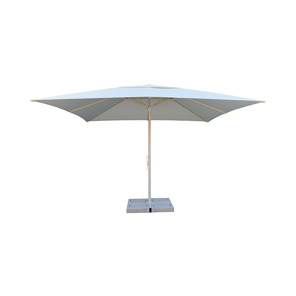 Ombrellone Brera avorio - legno larice con luci LED