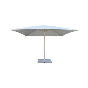 Ombrellone Brera avorio - legno larice con luci LED