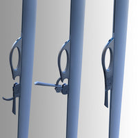 Ombrellone Brera ecru - legno noce con luci LED