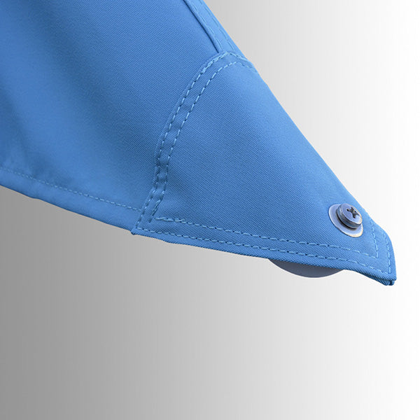 Ombrellone Brera blu - bianco lucido con luci LED