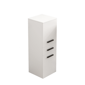 Libreria da 30x85x30 cm, in finitura bianca, ideale per ogni ambiente.