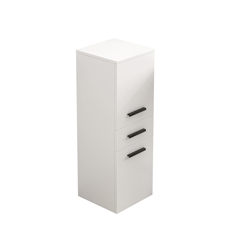 Libreria da 30x85x30 cm, in finitura bianca, ideale per ogni ambiente.