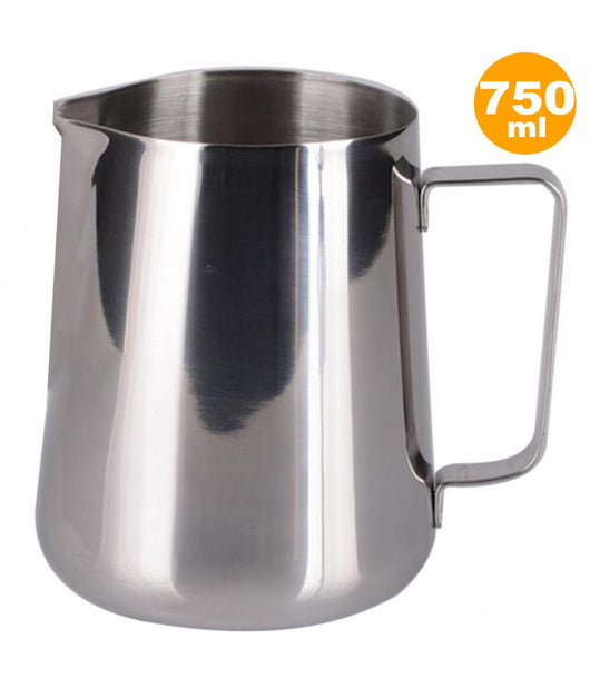 Bricco Bollilatte 750 Ml Bolli Latte Lattiera Caffè In Acciaio Inox Pentolino         