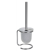 Scopino in vetro su supporto nero spazzolato OMEGA 11x40x13 cm