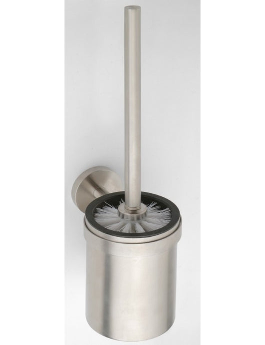 Scopino per WC NEO Bianco in Acciaio Inox 34x13.5cmxØ9cm