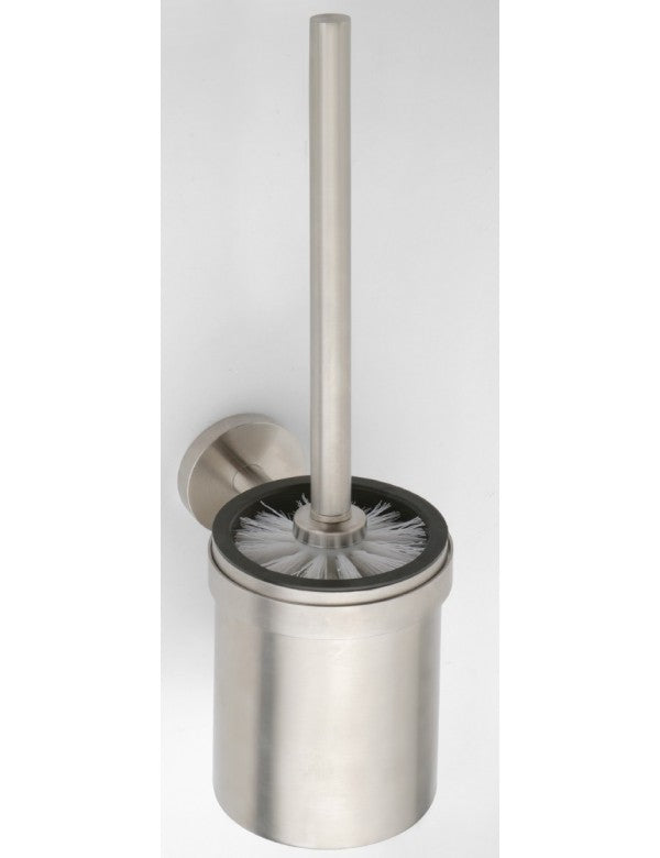 Scopino per WC NEO Bianco in Acciaio Inox 34x13.5cmxØ9cm