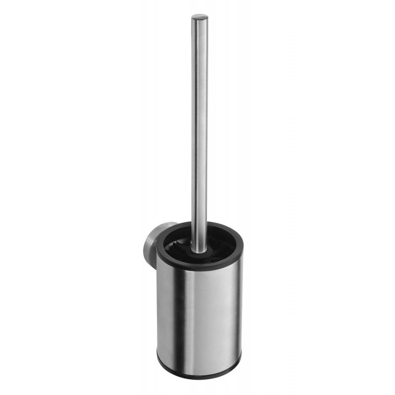 Scopino per WC NEO nero in acciaio inox 34x13,5cmxØ9cm