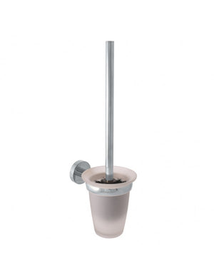 Scopino WC a parete COLORADO in vetro e ottone cromato 40cm