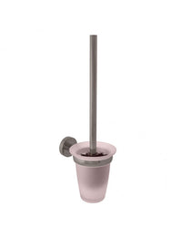 Scopino da parete COLORADO in vetro e ottone grigio metallo spazzolato 40cm