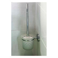 Scopino da parete ALFA in zinco, tazza in vetro, 39x14x11,5cm