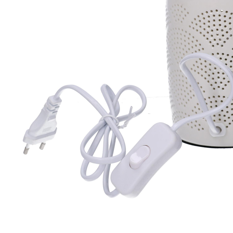 Bruciaessenze ceramica gufo con spina cm ø9,5h13,5