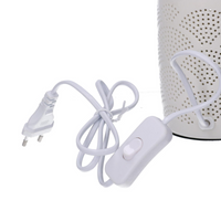 Bruciaessenze ceramica gufo con spina cm ø9,5h13,5