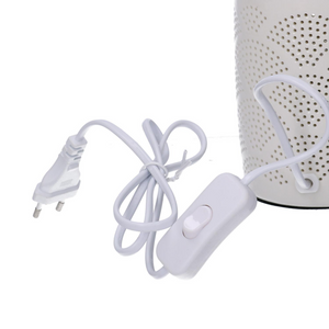 Bruciaessenze ceramica gufo con spina cm ø9,5h13,5