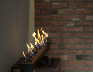 Bruciatore Wave Black da 45 cm - 200 cm - Wave 450 - 45 cm - 1,4 L , Versione ad onda