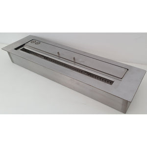 Bruciatore inseribile doppio strato 6,0 L con fibra sicurezza e spegnifiamma – per camino a bioetanolo – Tecno Air System