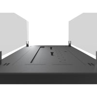 Bruciatore Inserto a Bioetanolo 100cm in Inox nero da incasso o appoggio da 3 lt con vetri inclusi