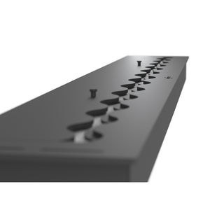 Bruciatore Inserto a Bioetanolo 150cm in Inox nero da incasso da 6 lt