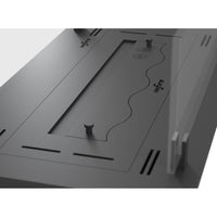 Bruciatore Inserto a Bioetanolo 60cm in Inox nero da incasso o appoggio da 1 lt con vetri inclusi