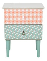 Comodino Auntdeco Cm 43.5X38X55.5