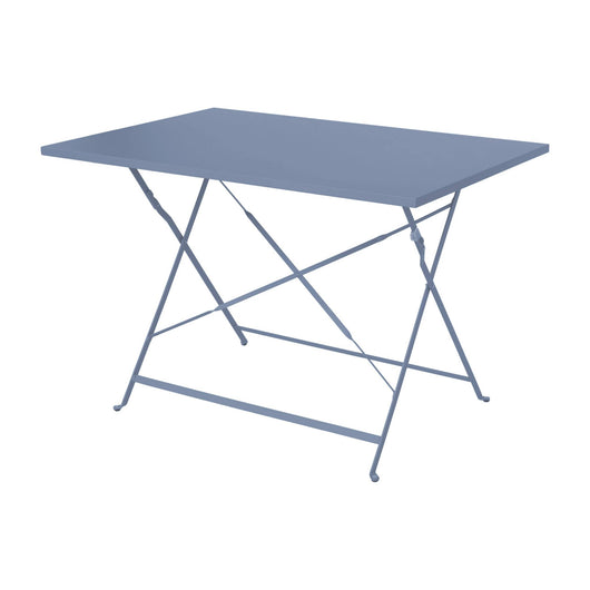 Tavolo da giardino bistrot pieghevole in metallo con 4 sedie,