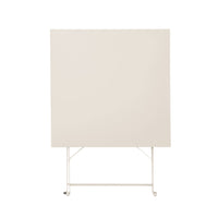 Tavolo da giardino bistrot pieghevole in metallo con 2 sedie, 70x70cm,