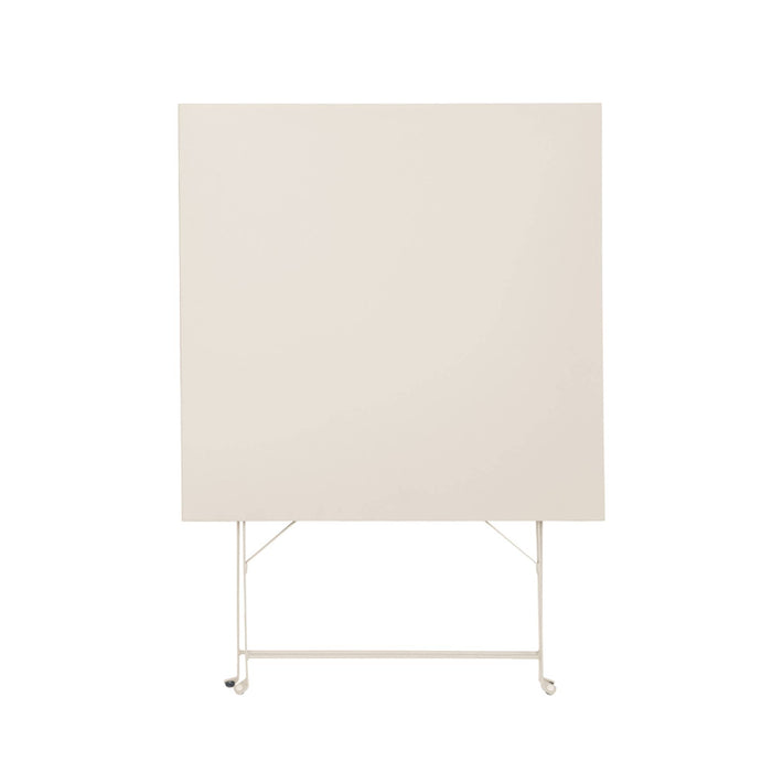 Tavolo da giardino bistrot pieghevole in metallo con 2 sedie, 70x70cm,