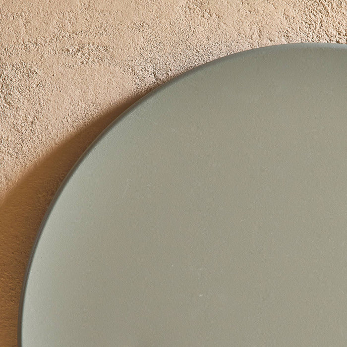 Tavolo da giardino bistrot pieghevole in metallo, 2 posti , verde kaki