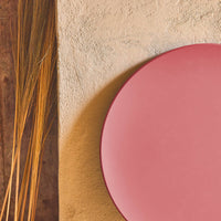 Tavolo da giardino bistrot pieghevole in metallo, 2 posti , terracotta