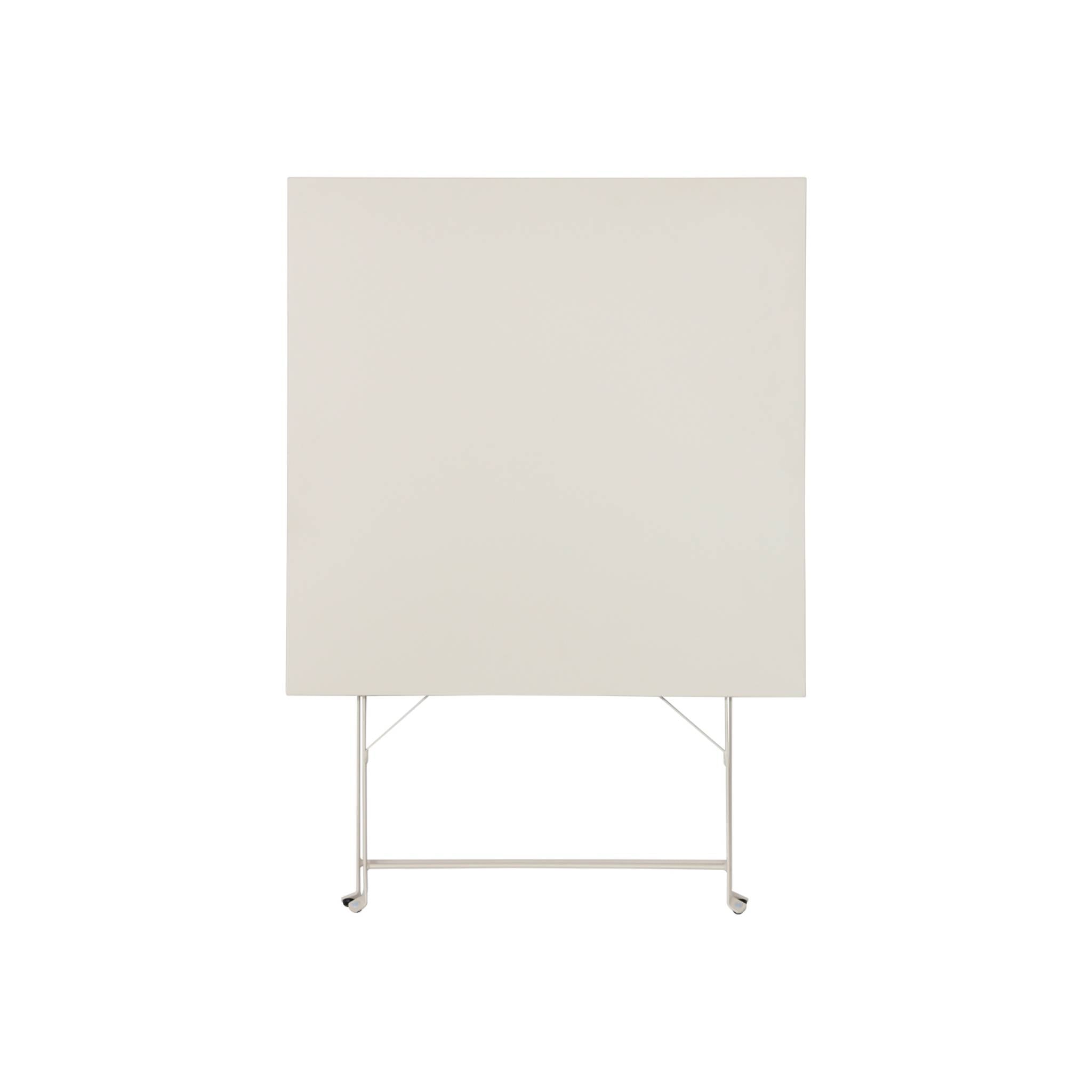 Tavolo da giardino bistrot pieghevole in metallo 70x70cm, 2 posti,