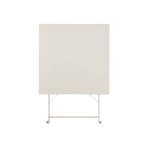 Tavolo da giardino bistrot pieghevole in metallo 70x70cm, 2 posti,