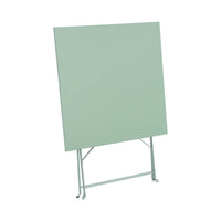 Tavolo da giardino bistrot pieghevole in metallo 70x70cm, 2 posti,