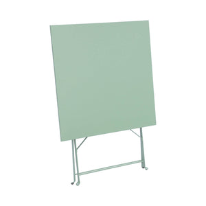 Tavolo da giardino bistrot pieghevole in metallo 70x70cm, 2 posti,