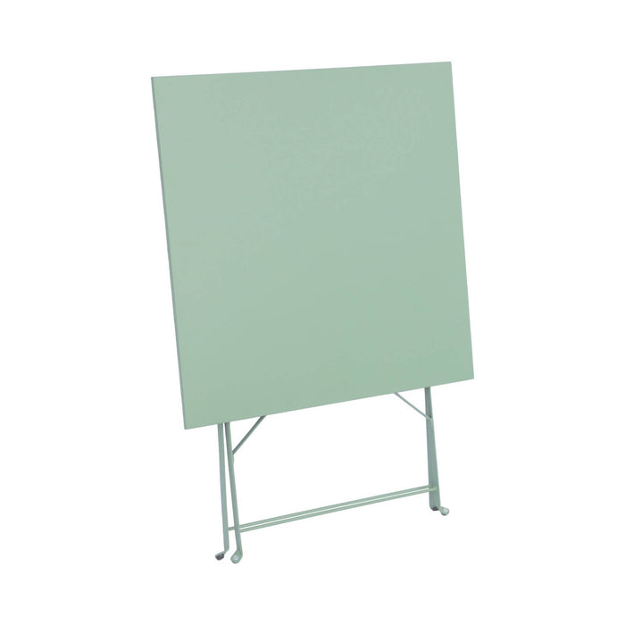 Tavolo da giardino bistrot pieghevole in metallo 70x70cm, 2 posti,