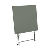Tavolo da giardino bistrot pieghevole in metallo 70x70cm, 2 posti,