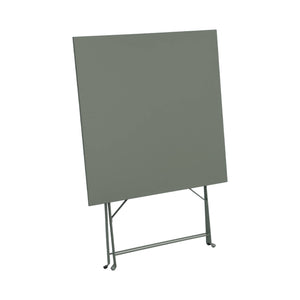 Tavolo da giardino bistrot pieghevole in metallo 70x70cm, 2 posti,