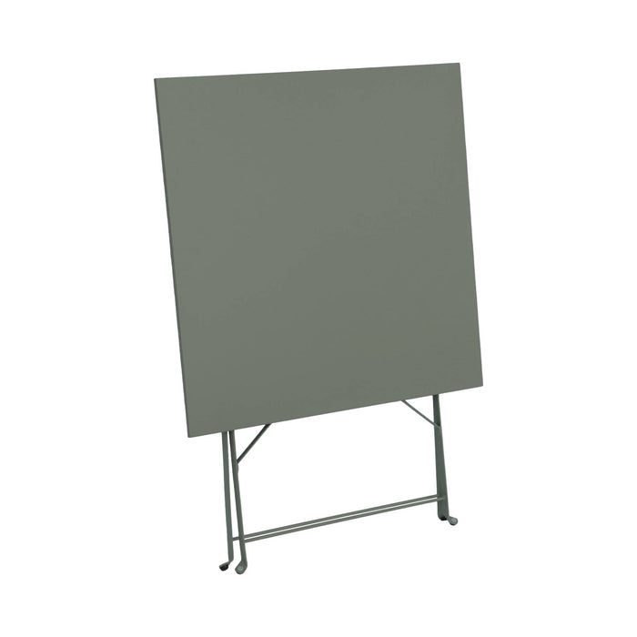 Tavolo da giardino bistrot pieghevole in metallo 70x70cm, 2 posti,