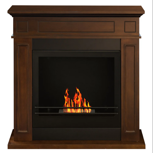 Camino a bioetanolo biocamino da terra jefferson marrone bruciatore acciaio inox