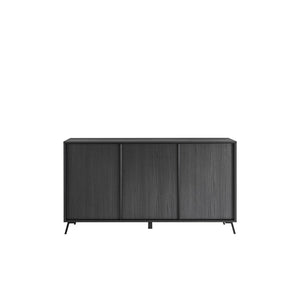 Credenza a 3 ante collezione SKY. Colore Quercia Nera.
