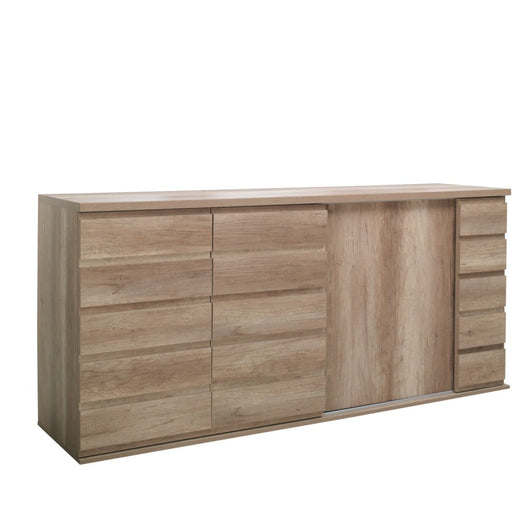 Buffet 3 porte scorrevoli ROMI - Colore dab canyon - 220 x 99 x 55 cm