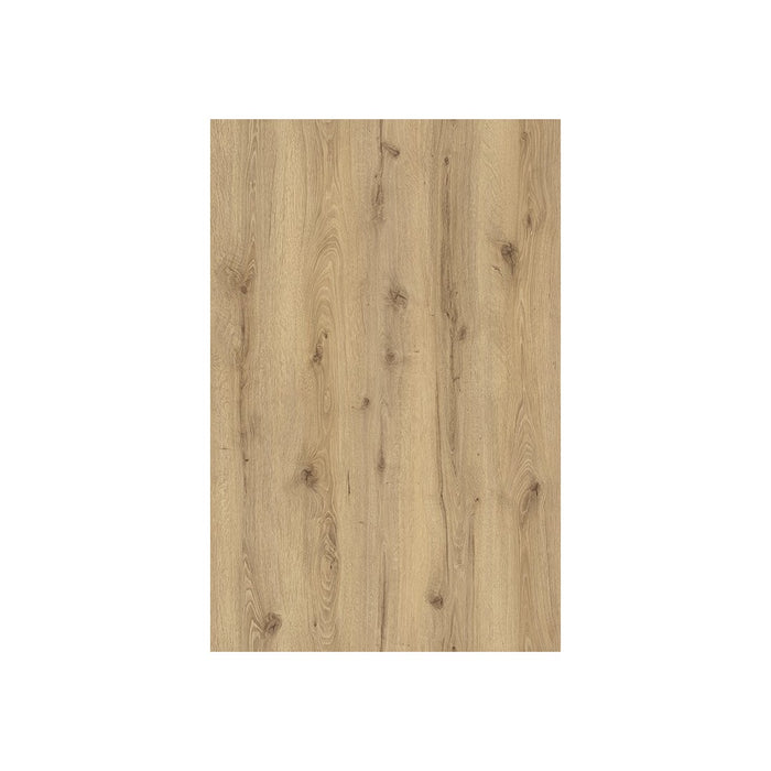 Credenza alta collezione VILLA. Colore quercia e nero. 3 porte e 1 nicchia illuminata.