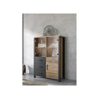 Buffet alto DARWIN - Abete e nero